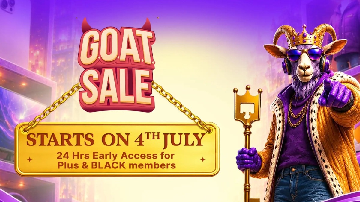 VIP, Gold और Black मेंबर्स को 24 घंटे पहले मिलेगा GOAT सेल का एक्सेस. (Photo:Flipkart)