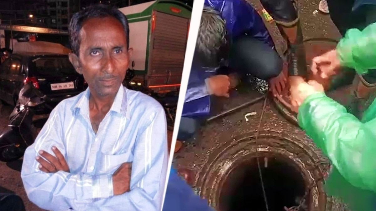 Mumbai man open manhole