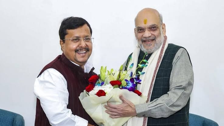 अमित शाह और नितिन नवीन की तीन घंटे तक चली मंथन (Photo-BJP) 