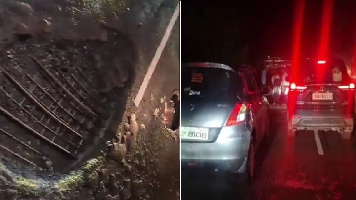 12 मिनट में 15 एक्सिडेंट, मुंबई-अहमदाबाद हाइवे पर जानलेवा गड्ढा (Photo: itg)