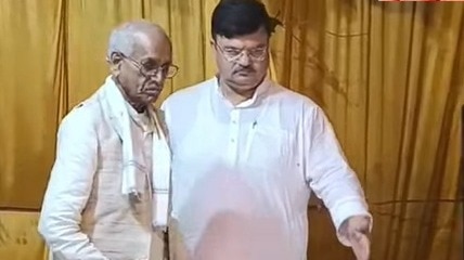 Anukalp Mishra organized a grand Ram Katha; Champat Rai attended (Photo: Screengrab)