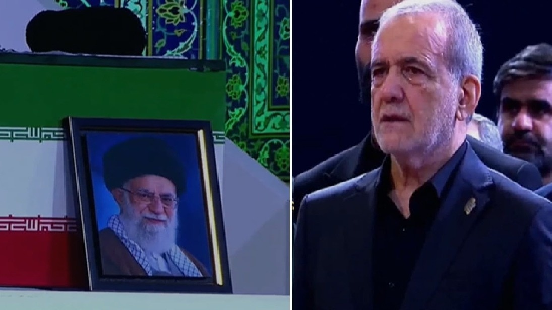 khamenei funeral pezeskian