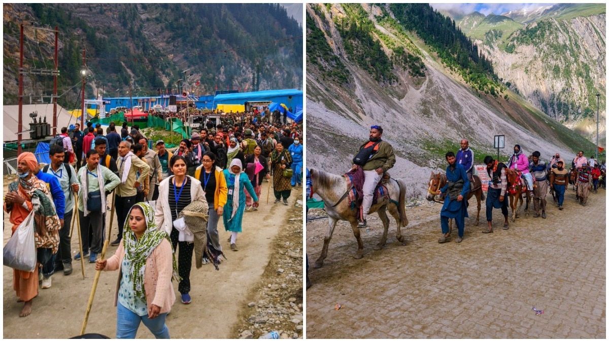 जम्मू-कश्मीर प्रशासन ने सख्ती करते हुए बिना वैध रजिस्ट्रेशन अमरनाथ यात्रा की अनुमति नहीं देने की बात कही. (Photo: PTI)