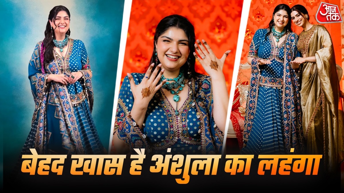 anshula kapoor mehendi look