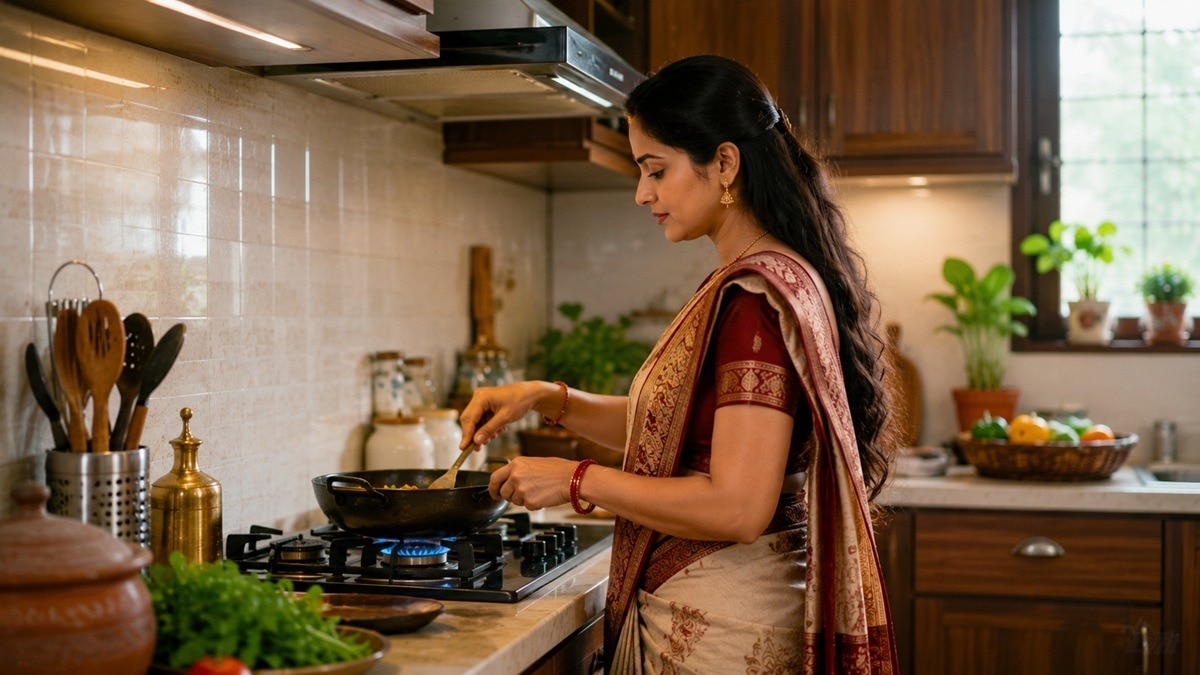 अग्नि कोण में रसोई बनाने से घर के लोगों का स्वास्थ्य बेहतर रहता है और सुख-शांति का वातावरण विकसित होता है. (Photo: ITG)