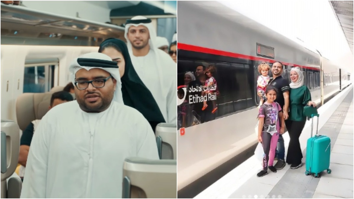 यूएई में चलने वाली पहली पैसेंजर ट्रेन में मिली ऐसी फैसिलिटी (Photo - Instagram/@etihad_rail)