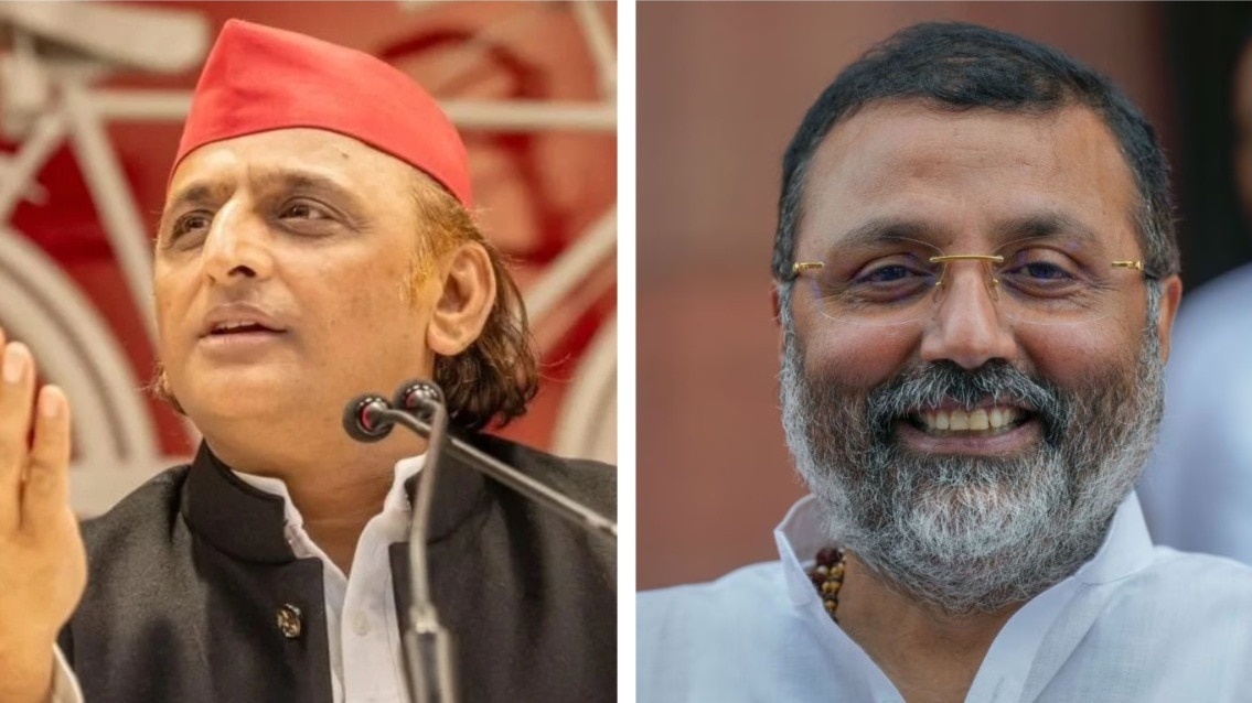 समाजवादी पार्टी ने भाजपा सांसद निशिकांत दुबे को मानहानि का कानूनी नोटिस भेजा है. Photo ITG