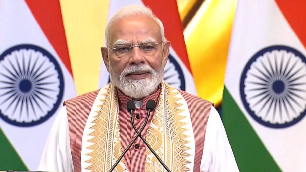 PM मोदी ने जकार्ता में कम्युनिटी इवेंट को संबोधित किया. (Photo- X/BJP4India)