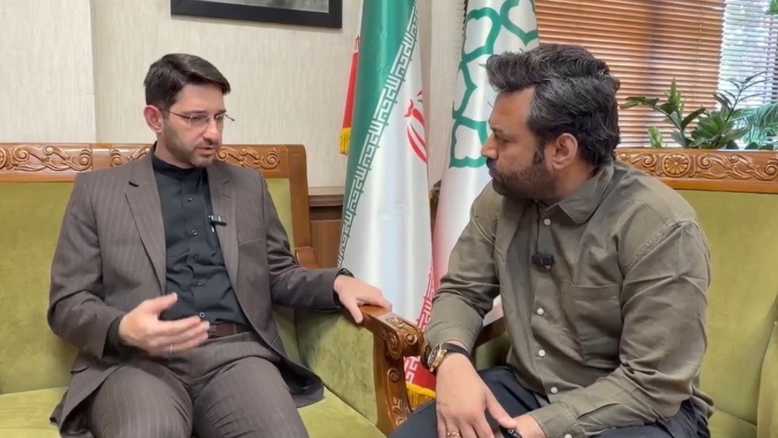 Hamidreza Gholamzadeh during an exclusive conversation in Tehran