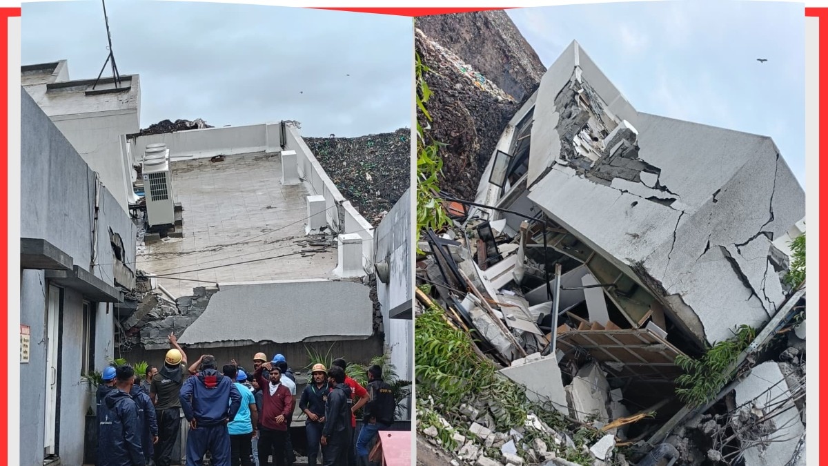 हादसे में किसी की मौत की खबर नहीं है. (Photo- ANI)