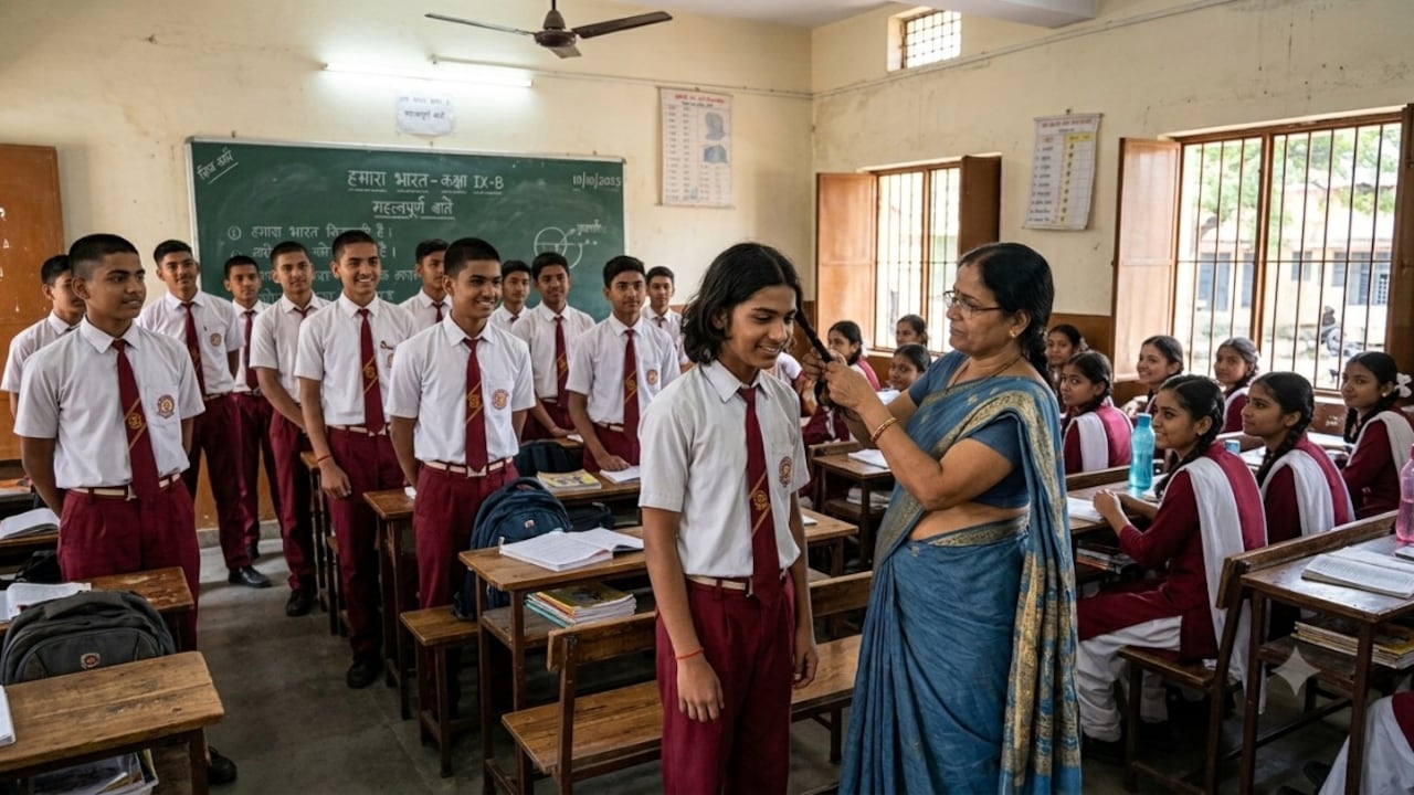 स्कूल में बालों पर सजा क्यों? छात्र ने शिक्षामंत्री से लगाई गुहार