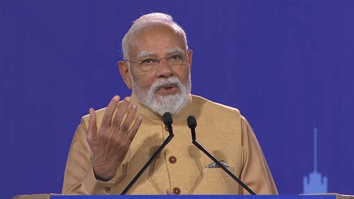 PM modi addresses melbourne indian community 