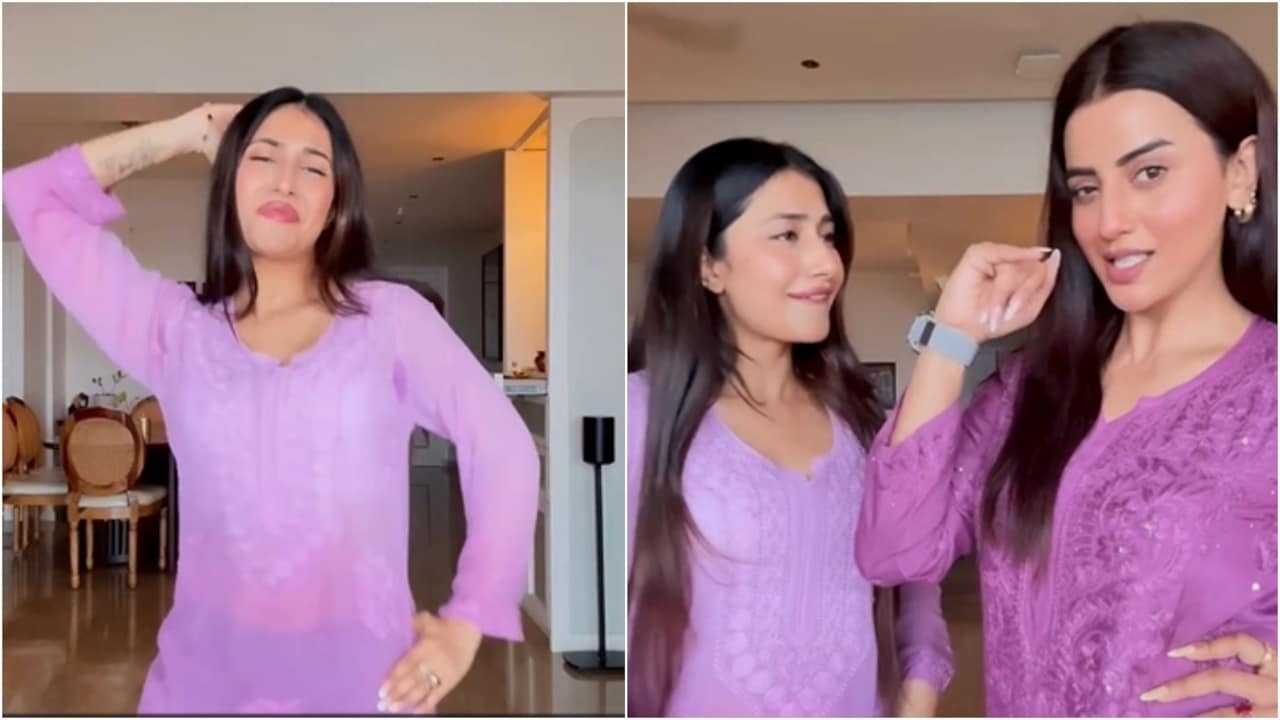 अक्षरा संग नाचीं धनश्री, ठुमकों से हिलाया यूपी-बिहार, Video