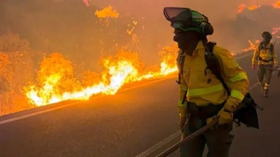 Spain Andalusia Forest Fire
