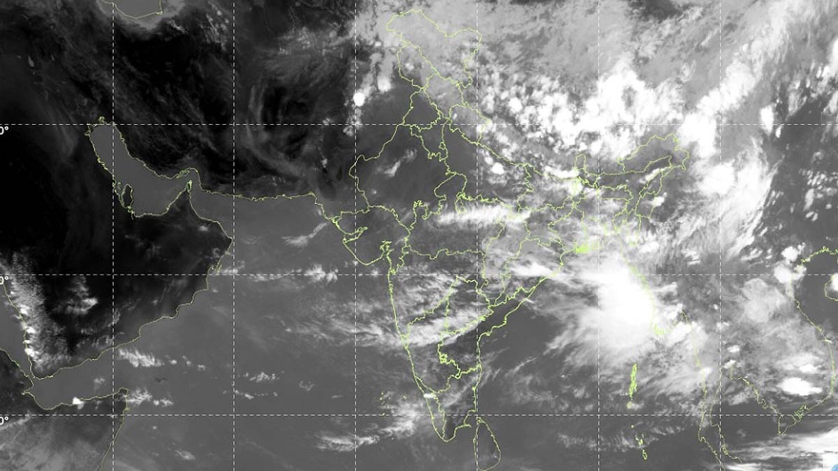 monsoon rain clouds disappear