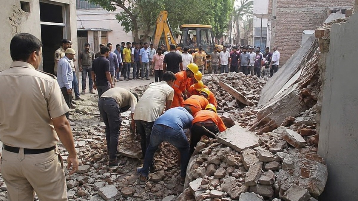 ठेकेदार गिरफ्तार.(Photo: AI-generated)