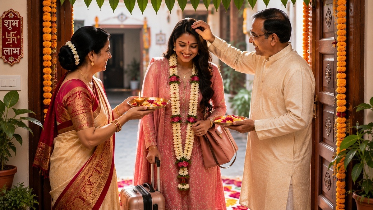 विवाह के बाद पहले सावन में बेटी का मायके आना बहुत शुभ होता है. (Photo: ITG)