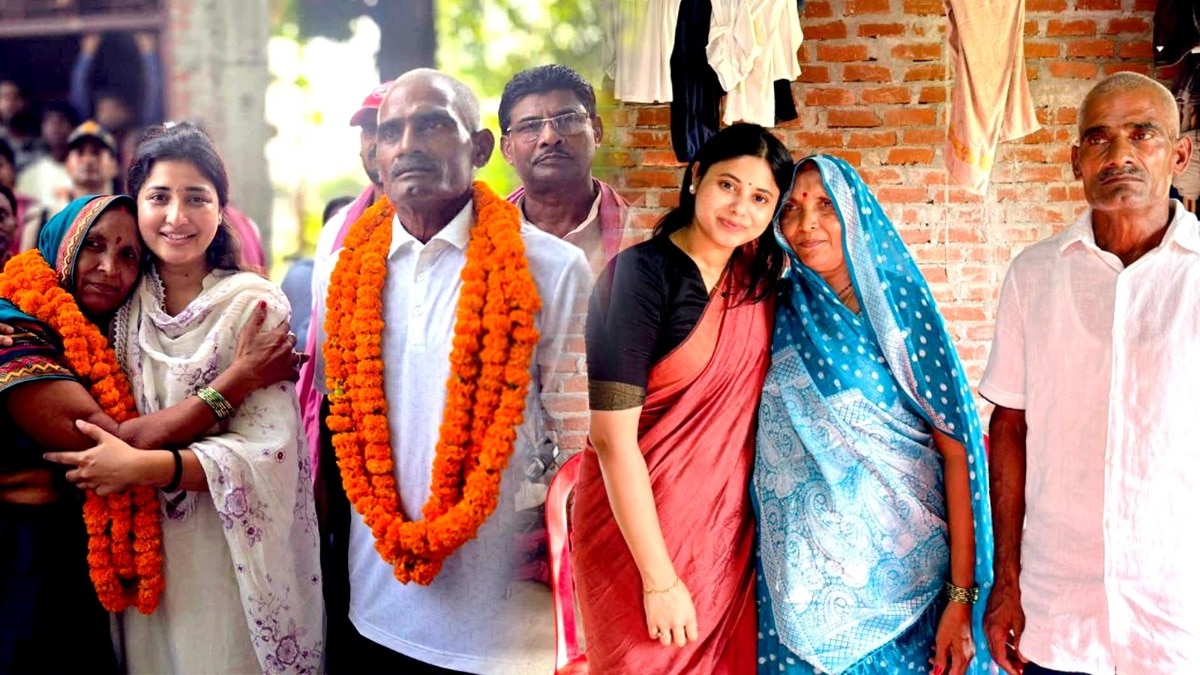 सपा की विधायक और सांसद ने रोहित यादव के घर पहुंचकर बधाई दी (Photo: ITG)