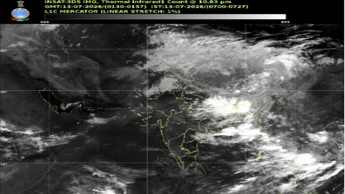 satellite Image of clouds (Photo-mausam.imd.gov.in)