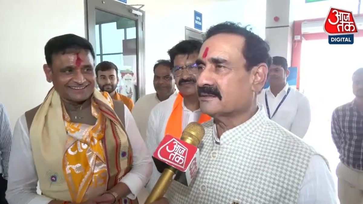 आशुतोष तिवारी ने बताया नरोत्तम मेरे अभिभावक है. (Photo: ITG)