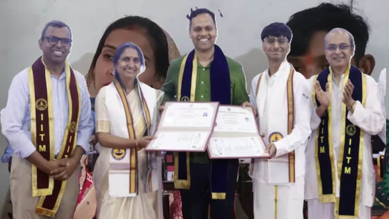 IIT मद्रास में मां-बेटे ने साथ ली डिग्री, प्रोफेसर पति देखते रह गए