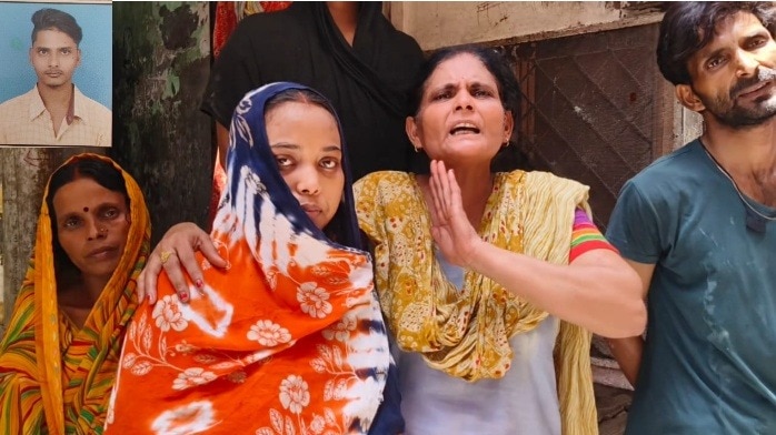 राजकुमार की मौत के बाद रोते-बिलखते परिजन (Photo- ITG) 