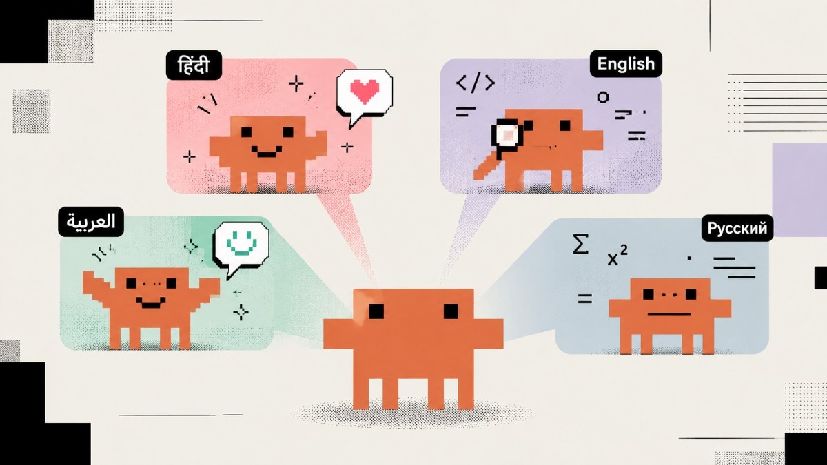 Anthropic says Claude doesn't respond the same in every language, with Hindi users getting warmer, friendlier and more encouraging replies than English speakers.