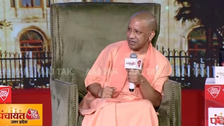 cm yogi adityanath in panchayat aaj tak uttar pradesh