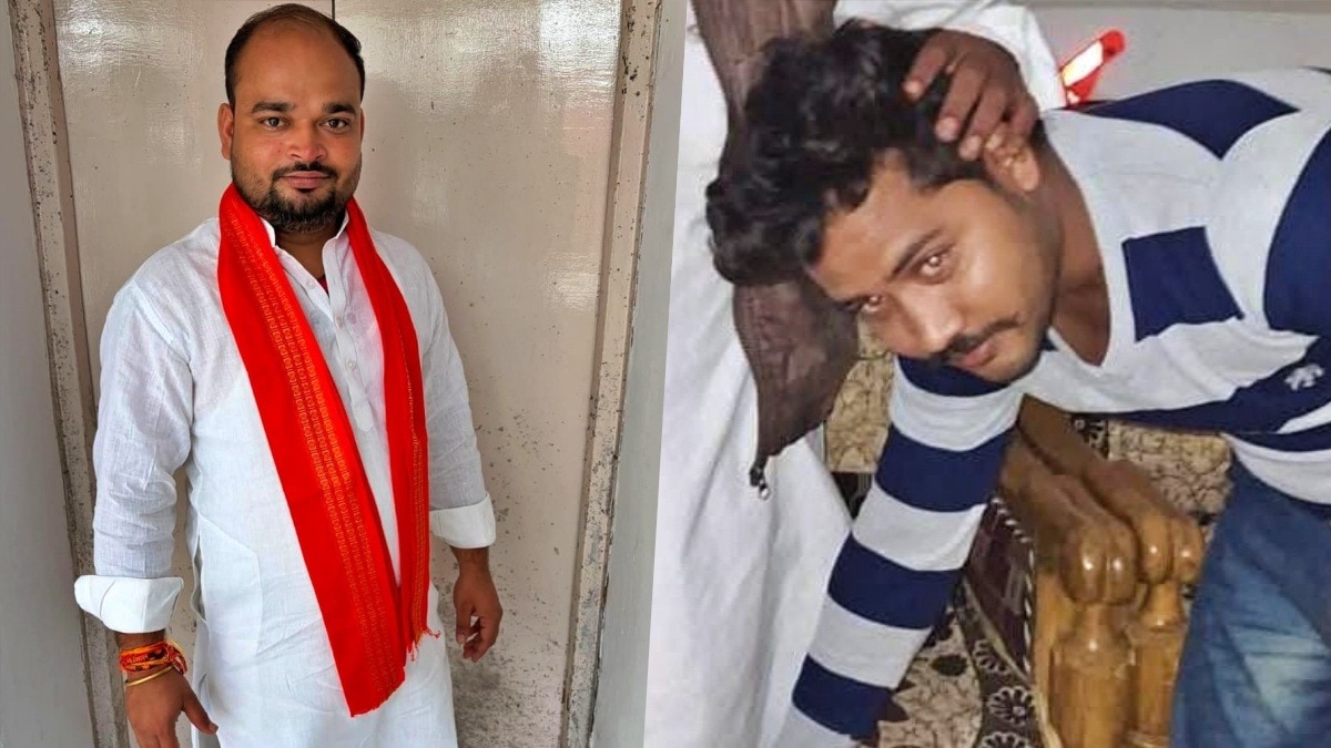 आरोपी बीजेपी नेता (बांयें) और पीड़िता युवक (दांयें) 