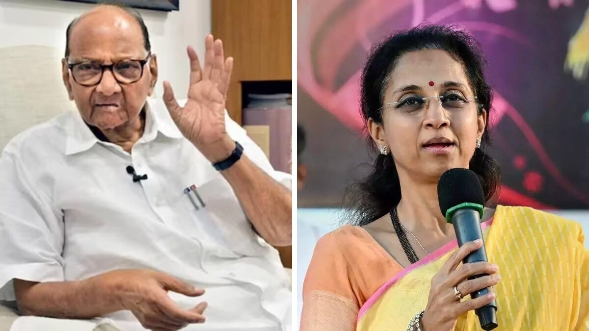 Sharad Pawar and Supriya Sule.