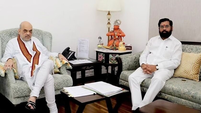 महाराष्ट्र के डिप्टी सीएम एकनाथ शिंदे ने अमित शाह से की मुलाकात (File Photo- ITG)