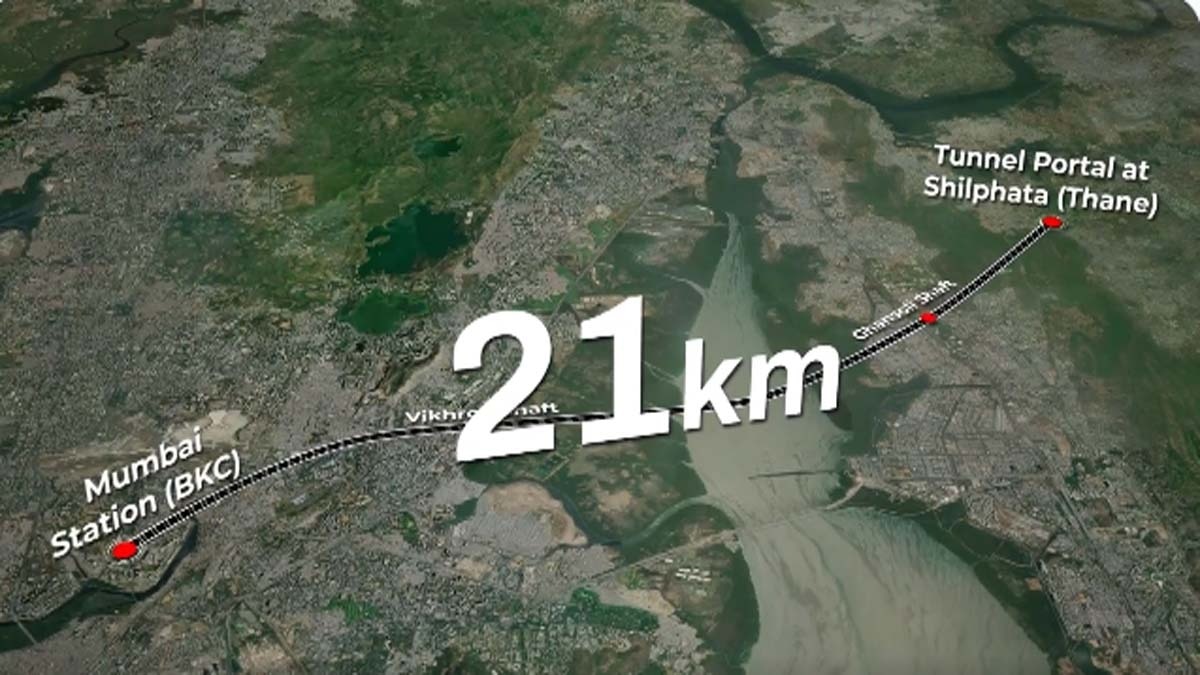 Mumbai-Ahmedabad bullet train project works progressing steadily (File Photo-@nhsrcl) 