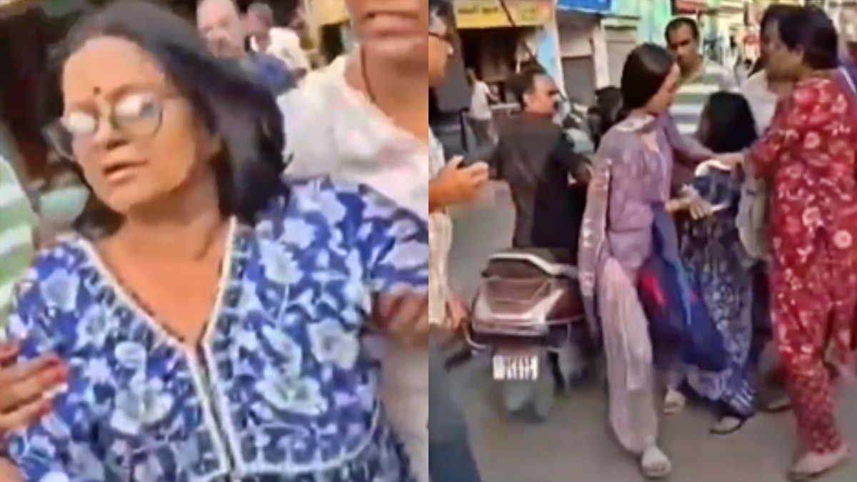 अंबिका सिंह की गिरफ्तारी के समय हाईवोल्टेज ड्रामा (Photo- Screengrab)