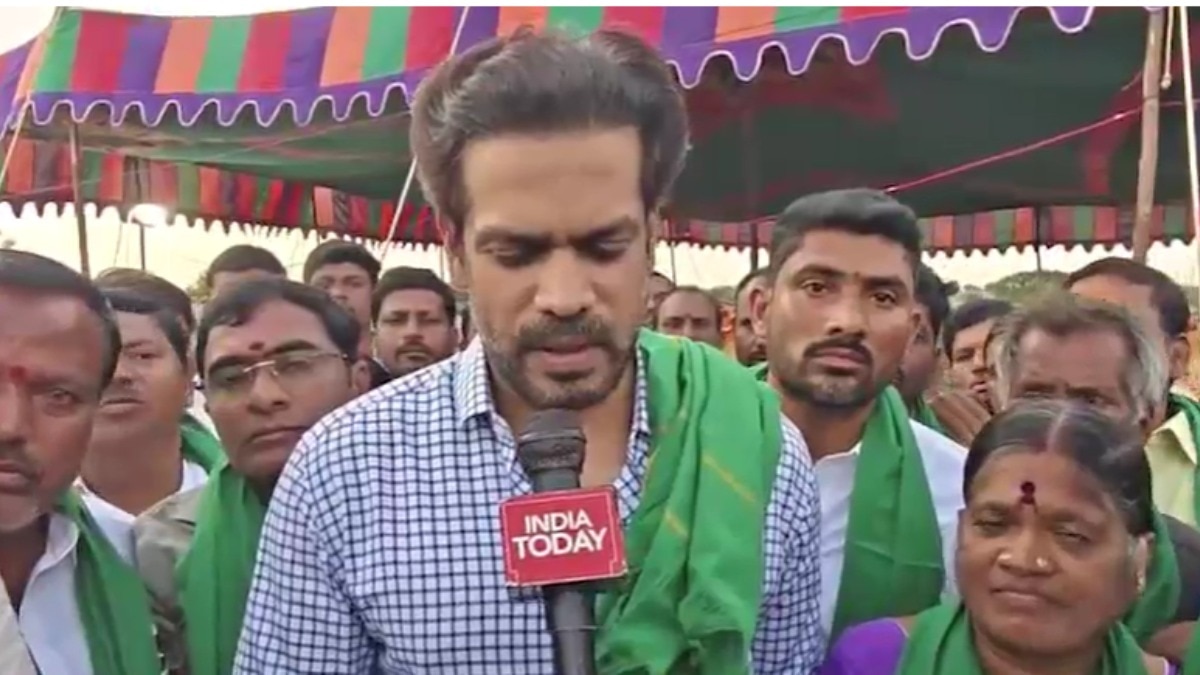 बुलेट ट्रेन प्रोजेक्ट के लिए किसानों की जमीन ली जा रही है. (Photo- ITG)