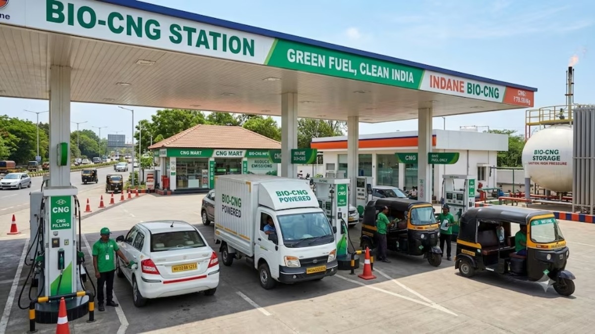 गुजरात में गोबर से तैयार हो रहा कार का ईंधन. (Photo: ITG) 