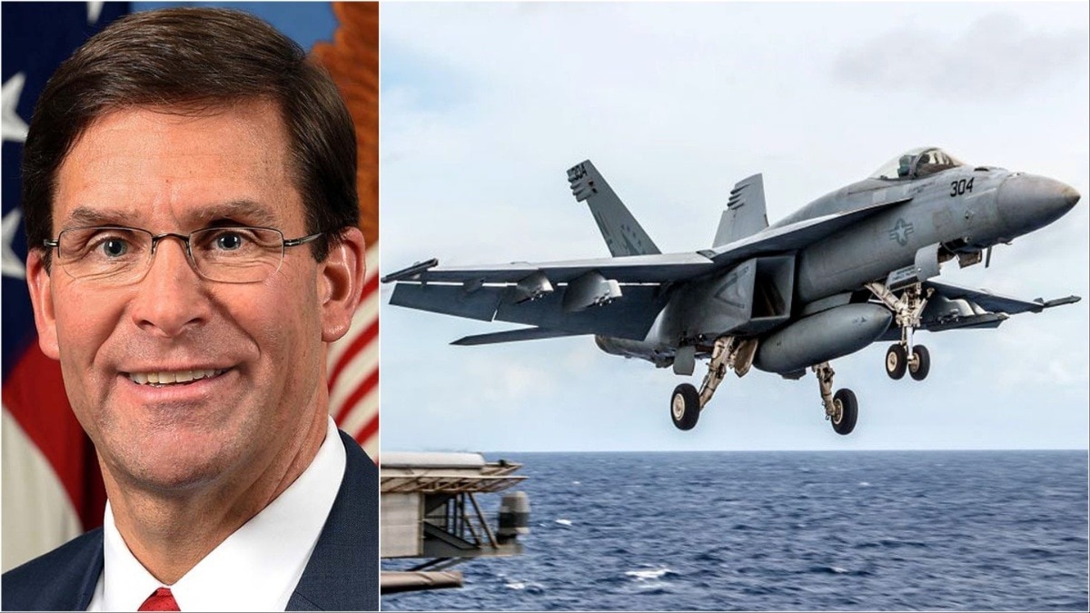 Mark Esper iran war airstrikes