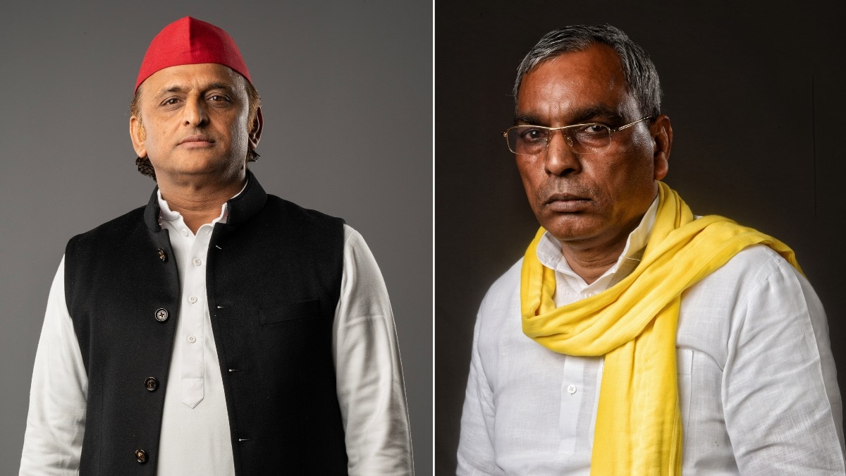 2012 की घटना को लेकर सुहेलदेव प्रमुख ने सपा हमला बोला है - बाएं ओर अखिलेश यादव और दाएं और राजभर (File Photo: ITG)