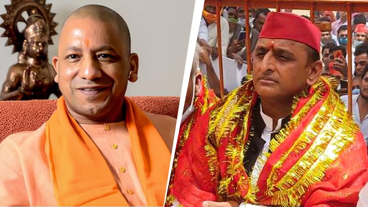 हिंदुत्व के पिच पर सीएम योगी बनाम अखिलेश यादव (Photo-ITG)