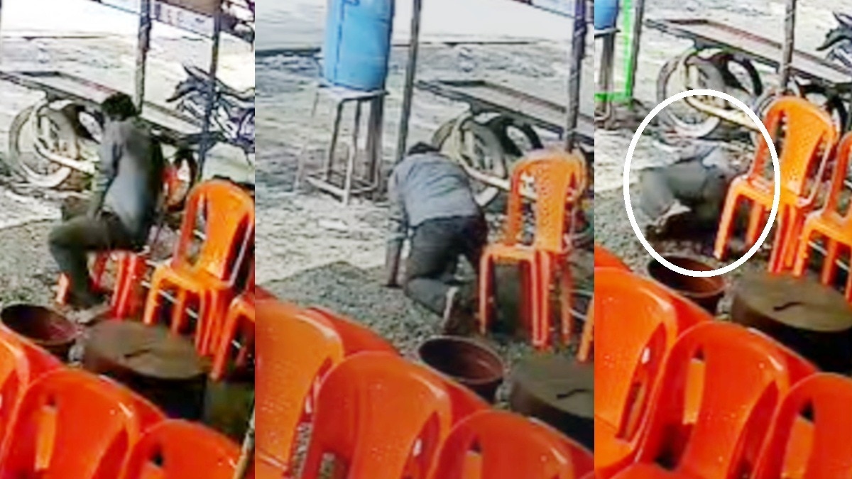 इंदौर से लौट रहे रामबाबू मोंगिया की सारंगपुर में अचानक मौत.(Photo:Screengrab)