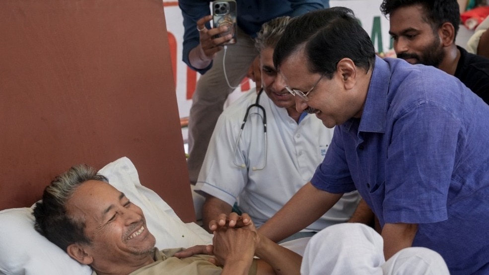 अरविंद केजरीवाल ने सरकार पर साधा निशाना(Photo: ITG)