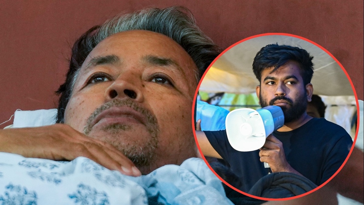 अभिजीत दिपके का कहना है कि पुलिस सोनम वांगचुक को चादरों की आड़ में ले गई. (Photo; PTI)