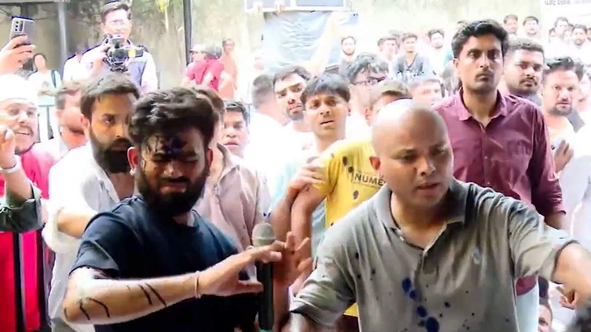 अभिजीत दिपके सभा को संबोधित कर रहे थे. (Photo- Screengrab)