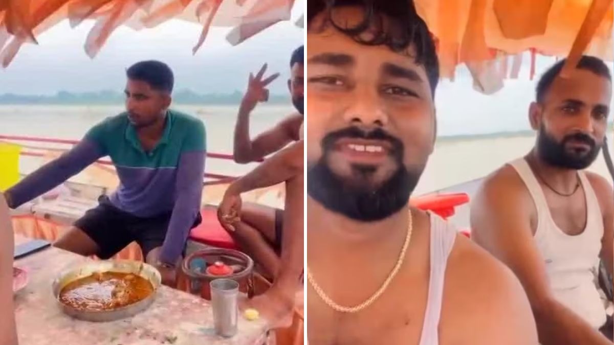 अयोध्या में सरयू नदी के बीच नाव पर बीयर और मटन पार्टी, 4 आरोपी गिरफ्तार