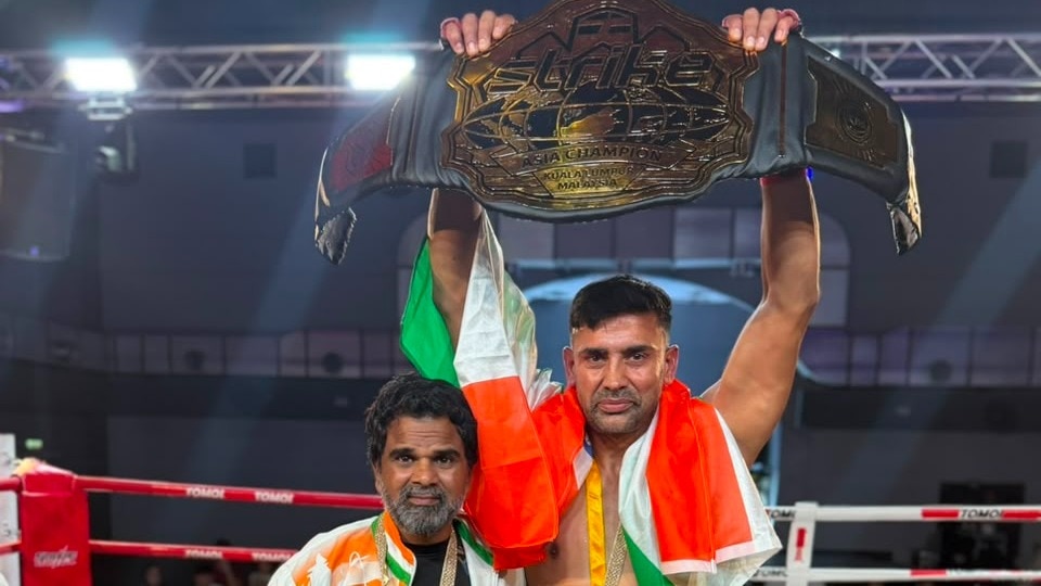 80 सेकंड में पाकिस्तान का 'गेम ओवर', भारत के MMA फाइटर संग्राम सिंह ने जीती एशिया चैम्पियनशिप