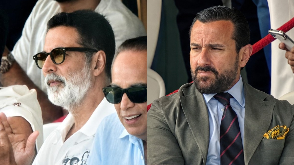 Saif Ali Khan,Akshay Kumar  India Vs England 