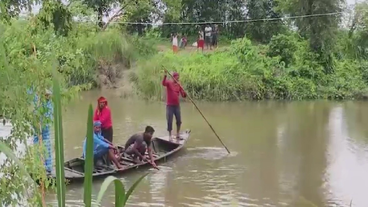 किसान के नाले में खींच ले गया मगरमच्छ, चीखता रहा साथी, खा गया जानवर