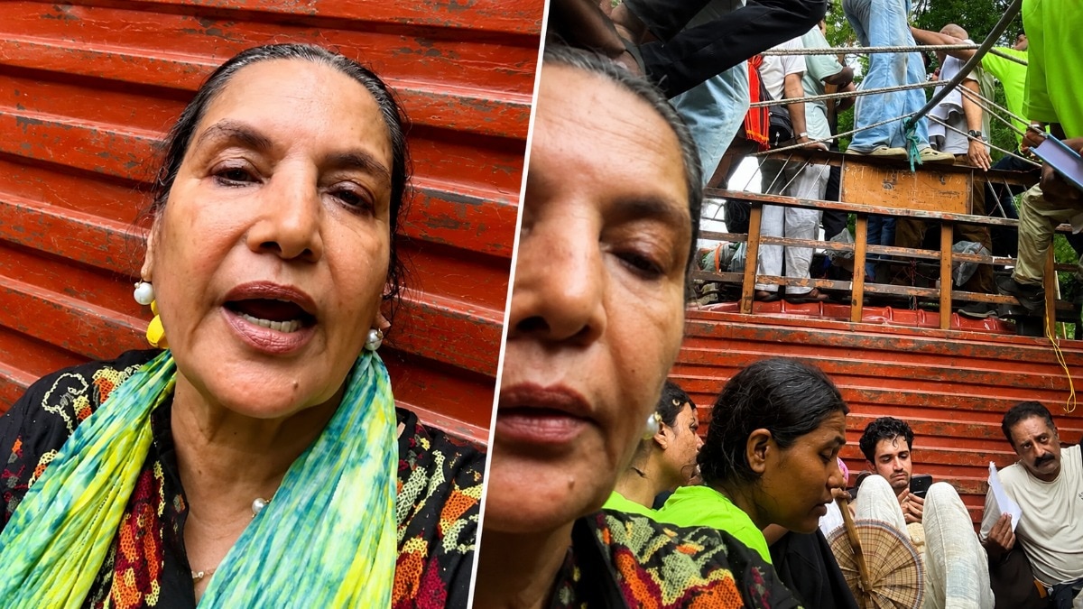 Shabana Azmi,Prakash Raj spotted in CJP sansad march