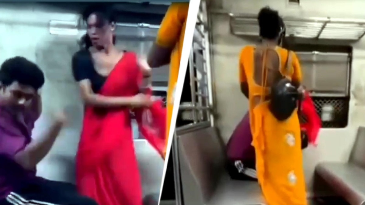  Two transgenders beat a man in train, held after video goes viral