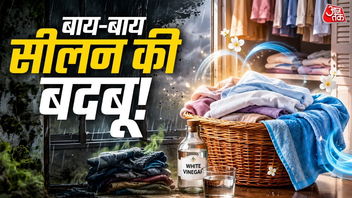 बारिश में सूखने के बाद भी कपड़ों से आती है सीलन की बदबू? अपनाएं ये 5 आसान तरीके, हमेशा फ्रेश रहेंगे कपड़े