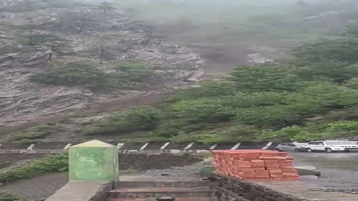 Two bridges were damaged due to flash floods in the Ghisal Nallah